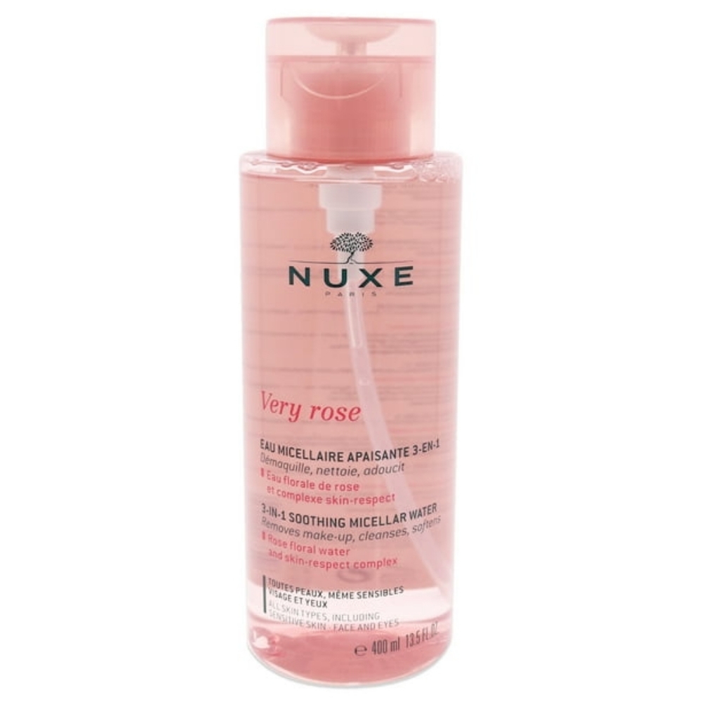Nuxe New 3-in-1 Soothing Micellar Water Cleanser 13.5 Oz.
